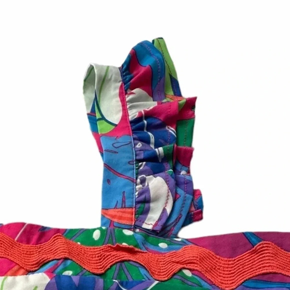 Umgee Colorful Floral Midi Dress Size Large - Picture 8 of 8